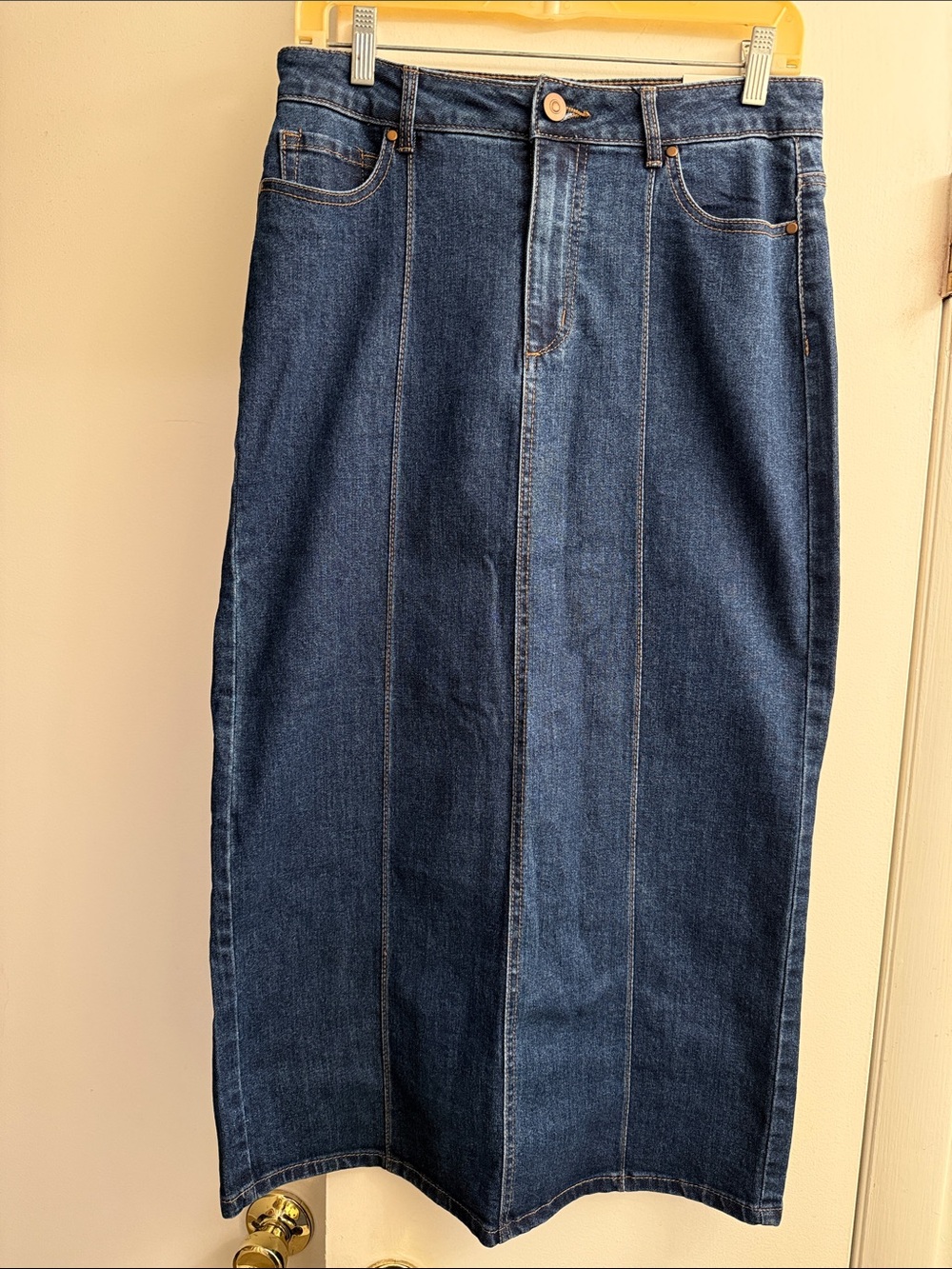 Rachel Zoe maxi Jean skirt